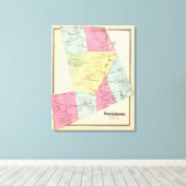 Poundridge, stad canvas afdruk (Insitu (Houten vloer))