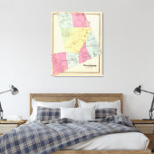 Poundridge, stad canvas afdruk (Insitu (Slaapkamer))