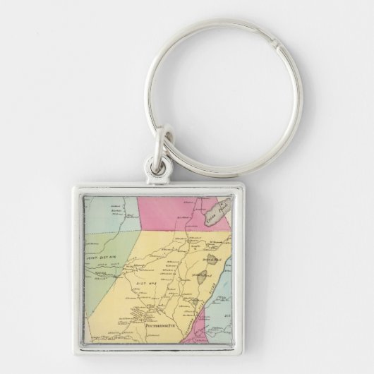 Poundridge, stad sleutelhanger (Voorkant)