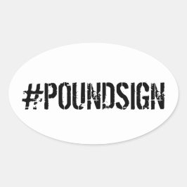 #POUNDSIGN Sticker