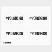 #POUNDSIGN Sticker (Vel)