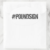 #POUNDSIGN Sticker (Tas)