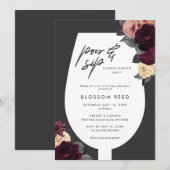 Pour and Sip Candle Making Party Kaart (Voorkant / Achterkant)