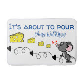Pour Cheesy Wet Kisses Mouse Bathroom Bath Mat (Voorkant)