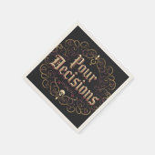 Pour Decisions Napkins - Party Decor Servet (Hoek)