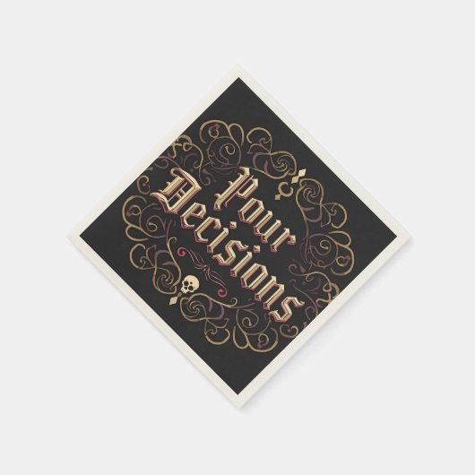 Pour Decisions Napkins - Party Decor Servet (Hoek)