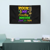 Pour me iets Mister Mardi Gras 2019 Spandoek (Beurs)