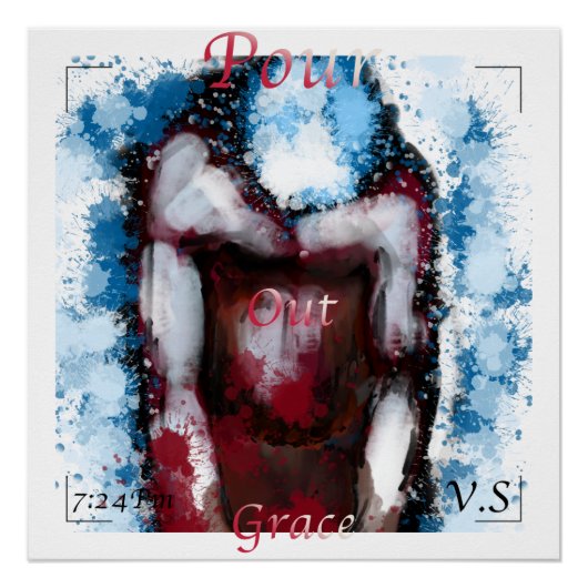 "Pour" poster van 7:24 uur (Voorkant)