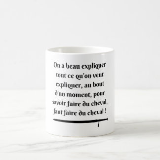 pour savoir faire du cheval (noir) koffiemok
