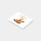 Pour some Gravy on me Happy Turkey Day Thanksgivin Post-it® Notes (Schuin)