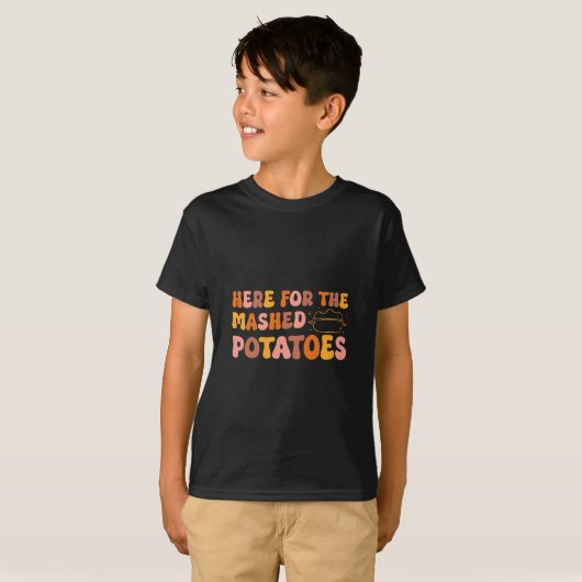 Pour Some Gravy On Me Happy Turkey Day Thanksgivin T-shirt (Voorkant volledig)