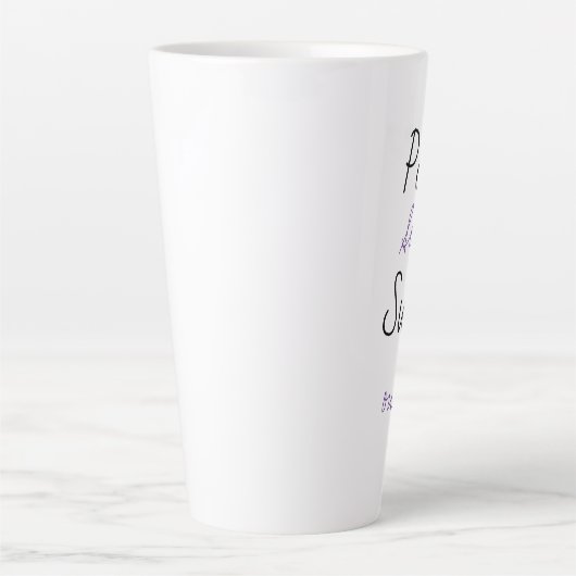 Pour some Sugar on Me Latte Mok (Voorkant)