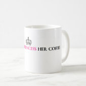 Pour the Princess her Coffee Koffiemok (Voorkant rechts)