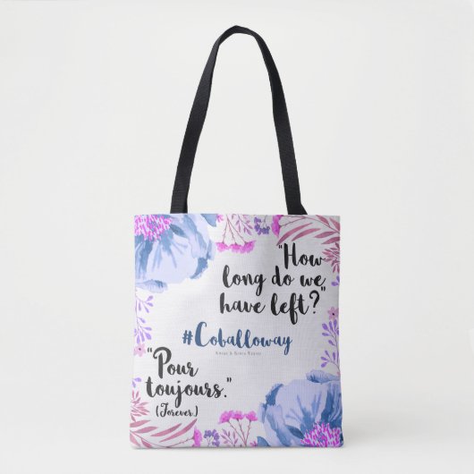Pour Toujours Tote Bag (Voorkant)