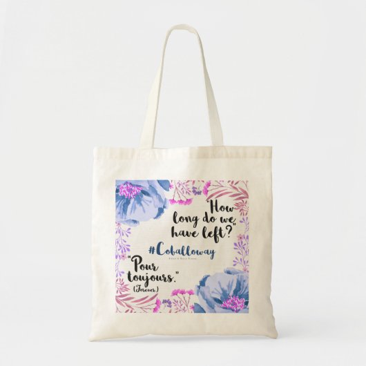 Pour Toujours Tote Bag (Voorkant)