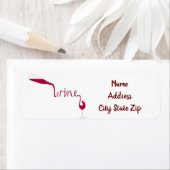 **POUR VAN DE WIJN** ENTHUSIAST ETIKET VAN WIJN (Insitu)