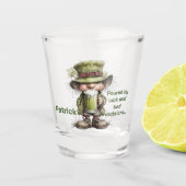 Poured by Luck and Bad Decisions Shot Glas (Voorkant)