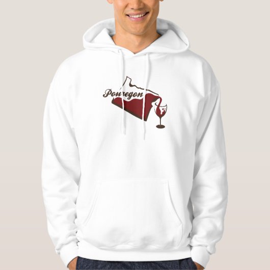 Pouregon Wine Design Hoodie (Voorkant)