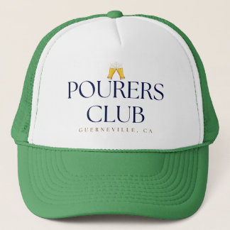 Pourers Club Trucker Hat – Cheers Icon Trucker Pet