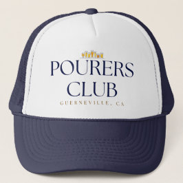 Pourers Club Trucker Hat – Glasses Row Pet