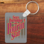 Pourin' Star Sleutelhanger (Achterkant)