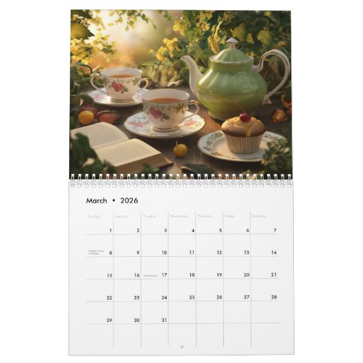 POURING JOY: A Teapot 2026 Kalender (Mar 2026)