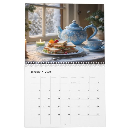 POURING JOY: A Teapot 2026  Kalender (Jan 2026)