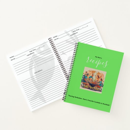 "Pouring Perfection: favoriete cocktails en mockta Notitieboek (Binnen)