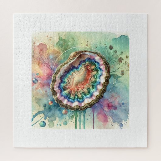 Pourtales abalone 170724AREF126 - Watercolor Legpuzzel (Verticaal)