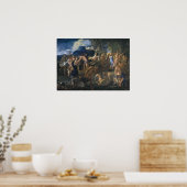 Poussin - Bacchanaal Poster (Keuken)
