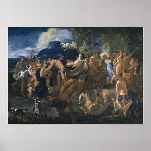 Poussin - Bacchanaal Poster (Voorkant)