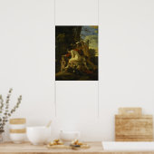 Poussin - Bacchische scène Poster (Keuken)