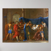 Poussin - de dood van Germanicus Poster (Voorkant)