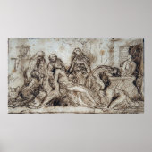 Poussin - De Graflegging Poster (Voorkant)