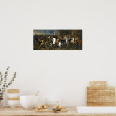 Poussin - De jacht van Meleager Poster (Keuken)