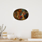 Poussin - De rust tijdens de vlucht naar Egypte Poster (Keuken)