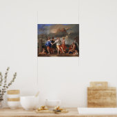 Poussin - Een Dans Op De Muziek Van De Tijd Poster (Keuken)