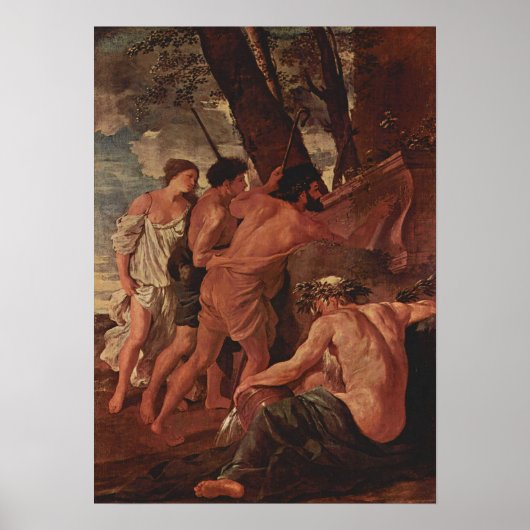 Poussin - et in arcadia ego poster (Voorkant)