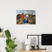 Poussin - Heilige Gezin Poster (Thuiskantoor)