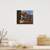 Poussin - het bloedbad van besmettingen poster (Keuken)