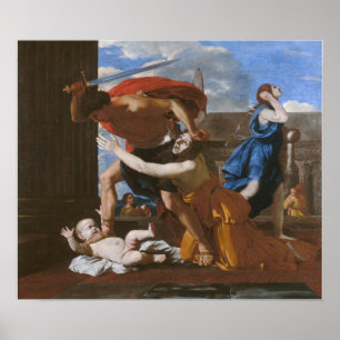 Poussin - het bloedbad van besmettingen poster