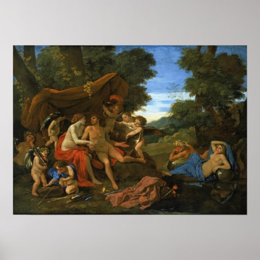 Poussin - Mars en Venus Poster (Voorkant)