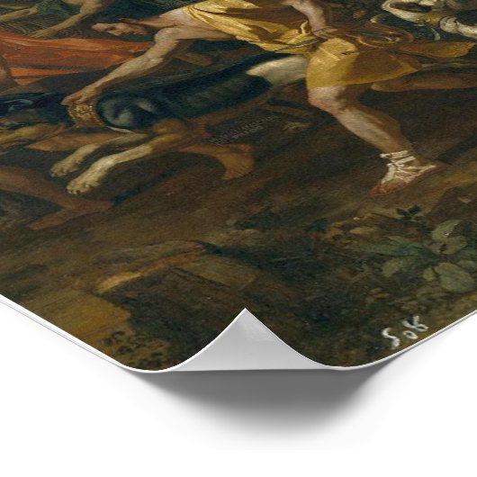 Poussin - Meleager's Hunting Poster (Hoek)