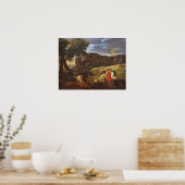 Poussin - Midas Pan En Herders Poster (Keuken)