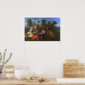 Poussin - Mozes gevonden Poster (Keuken)