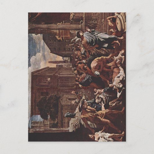 Poussin, Nicolas Die Pest von Azoth La Peste d'Asd Briefkaart (Voorkant)