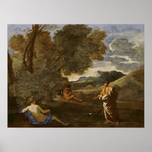 Poussin - Numa De Nimf Poster (Voorkant)