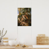 Poussin - Pan en Syrinx Poster (Keuken)