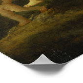 Poussin - Scene Bacchique Poster (Hoek)