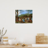 Poussin - Sint-janskruid in de Jordaan Poster (Keuken)